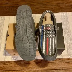 Hey Dude | Shoes | Hey Dude Wally Midnight Flag Red White  display picture 3